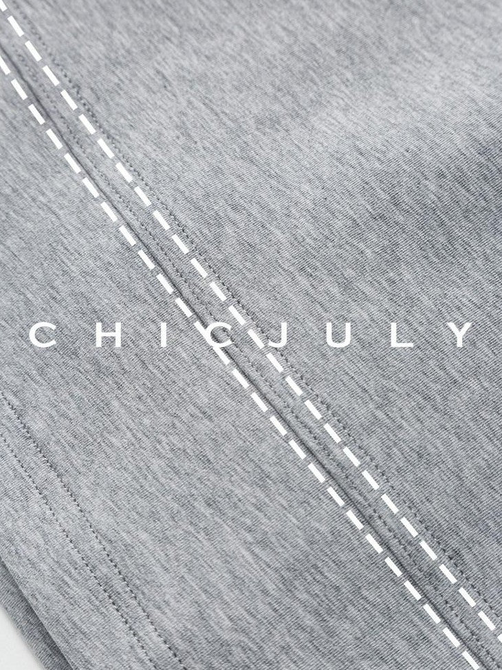 chicjuly Air Layer Breathable Minimalist Women's Cotton Loose Top & Shorts Sets