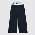 chicjuly Airy Sandwashed Wrinkle Free Women's Cotton Linen Wide-leg Pants 931471253612