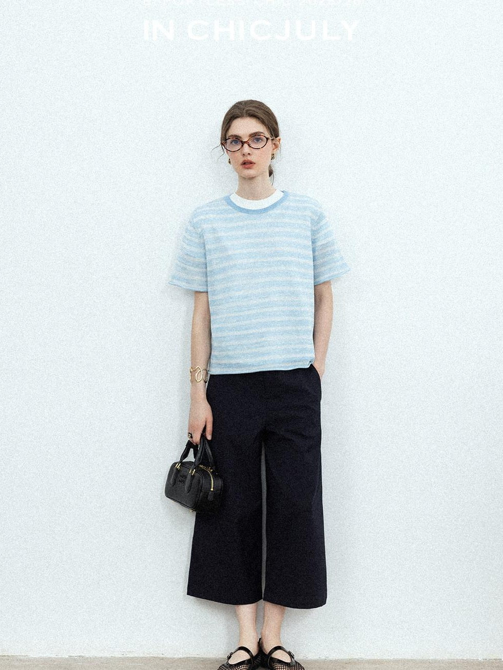 chicjuly Airy Sandwashed Wrinkle Free Women's Cotton Linen Wide-leg Pants