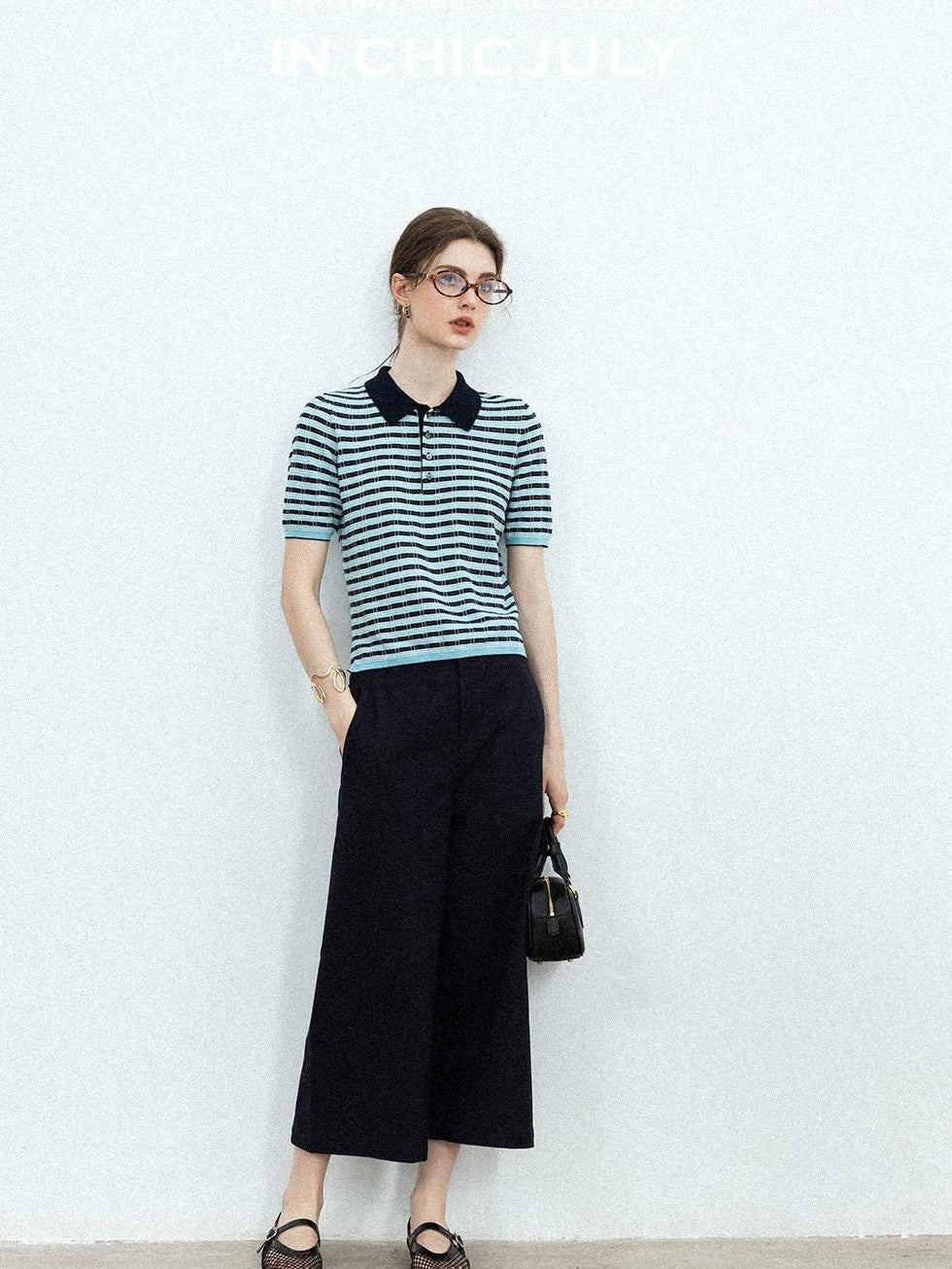 chicjuly Airy Sandwashed Wrinkle Free Women's Cotton Linen Wide-leg Pants
