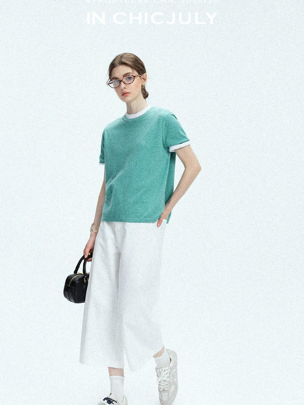 chicjuly Airy Sandwashed Wrinkle Free Women's Cotton Linen Wide-leg Pants