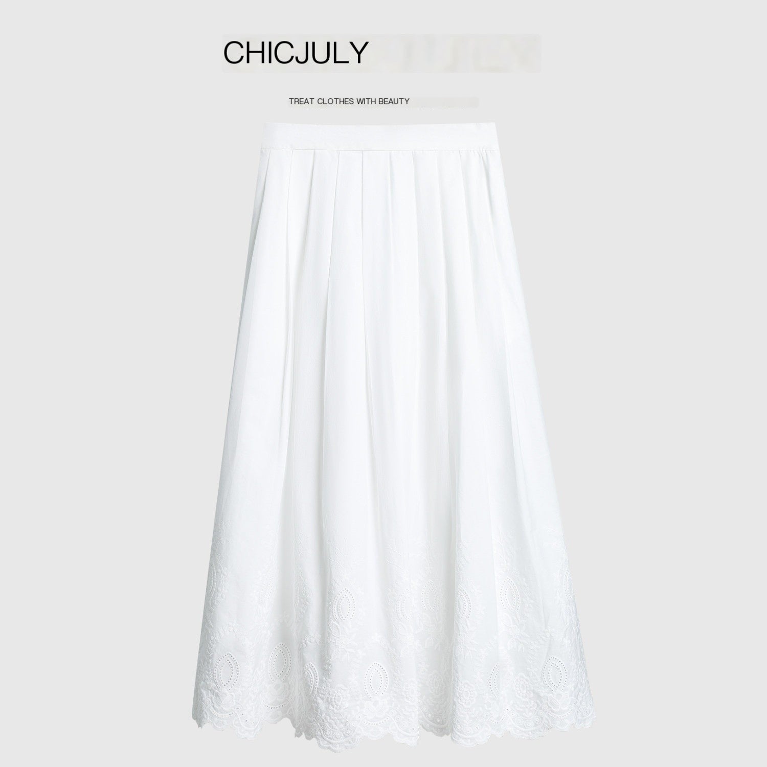 chicjuly Breathable Hand Crocheted 3d Floral Embroidered Women's Ramie Blouses 916839839391