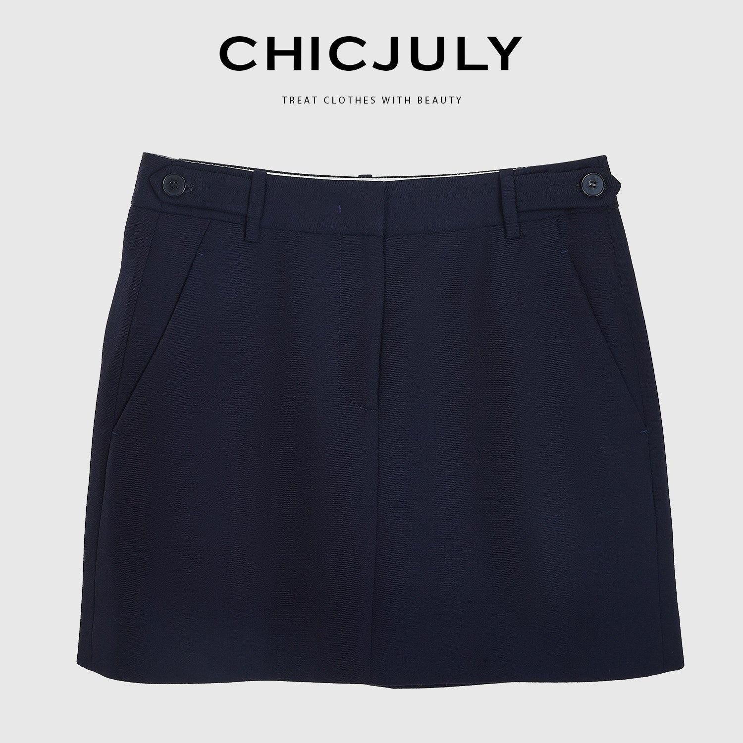 chicjuly Colorblock Polo Stripe Henley Knit Retro Women's Wool Short Sleeve T-shirts 916832791579