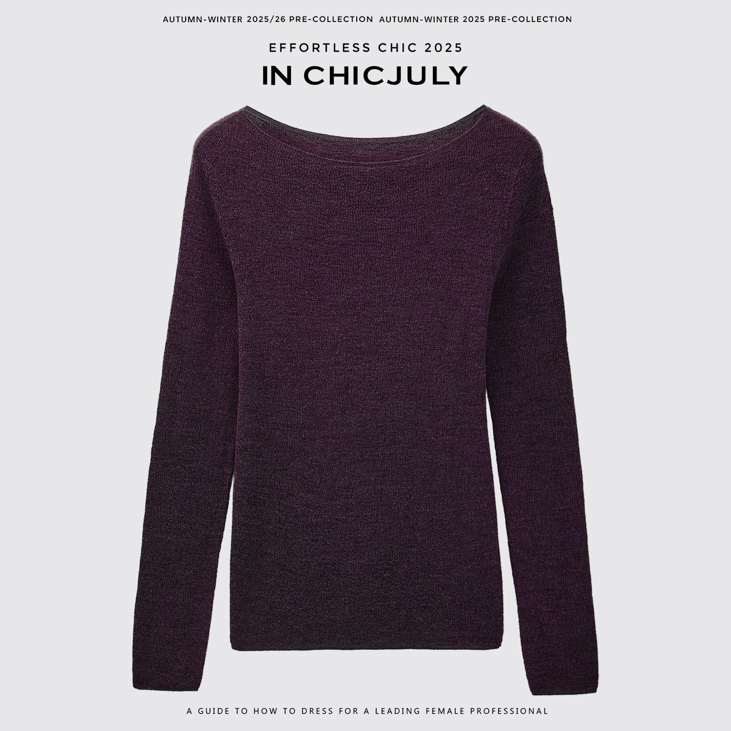 chicjuly Cropped Fine Yarn Knit Minimalist Women's Pure Wool Long Sleeve T-shirts 968816858767