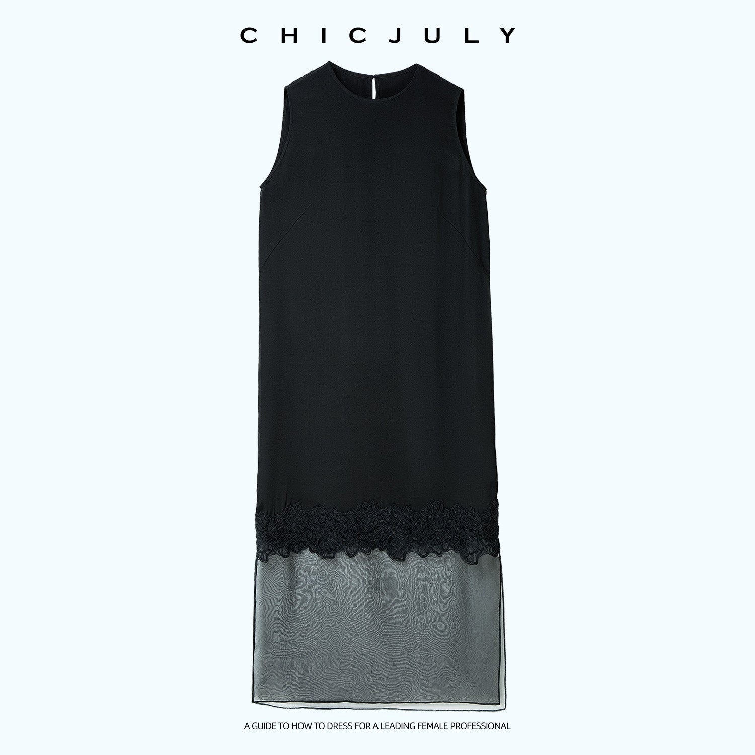chicjuly Double Layer Tulle 3d Embroidered Floral Women's Casual Midi Dresses 1034102648399