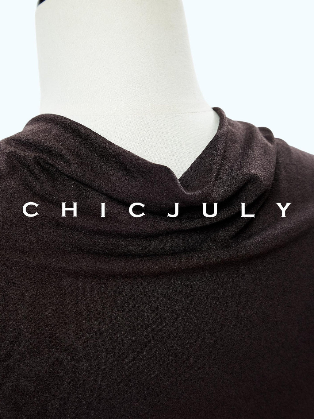chicjuly Draped Ribbon Sleeveless Women's Acetate Mesh Top & Skirt Sets