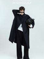chicjuly French Minimal Armor Inspired Waterproof Women's Viscose Trench Coats