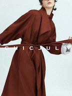 chicjuly French Minimal Armor Inspired Waterproof Women's Viscose Trench Coats
