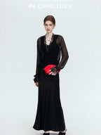 chicjuly French Romantic Lace Trim Ruffle V-neck Cardigan Short Women's Polyester Blouses
