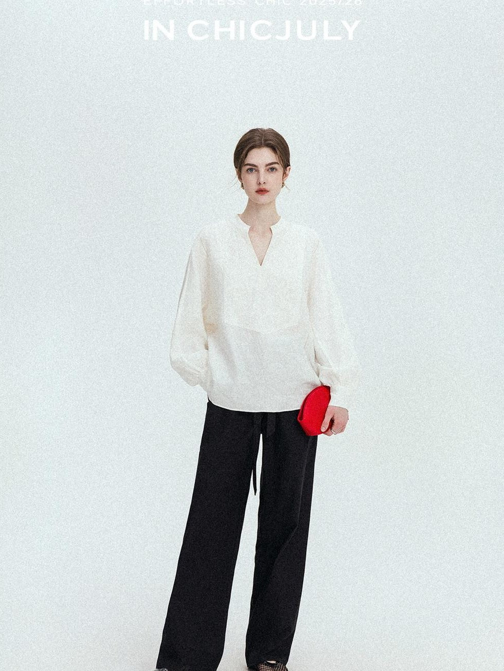 chicjuly Heavy Embroidery 3d Relief Stand Collar Uv Women's Linen Shirts