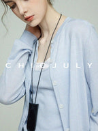 chicjuly Layering Minimalist Superfine Cashmere Silk Women's Soft Blend Tank Tops