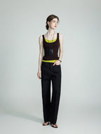 chicjuly Layering Minimalist Superfine Cashmere Silk Women's Soft Blend Tank Tops