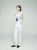 chicjuly Layering Minimalist Superfine Cashmere Silk Women's Soft Blend Tank Tops