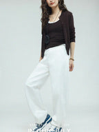 chicjuly Layering Minimalist Superfine Cashmere Silk Women's Soft Blend Tank Tops