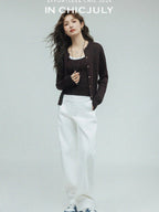 chicjuly Layering Minimalist Superfine Cashmere Silk Women's Soft Blend Tank Tops