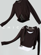 chicjuly Layering Minimalist Superfine Cashmere Silk Women's Soft Blend Tank Tops