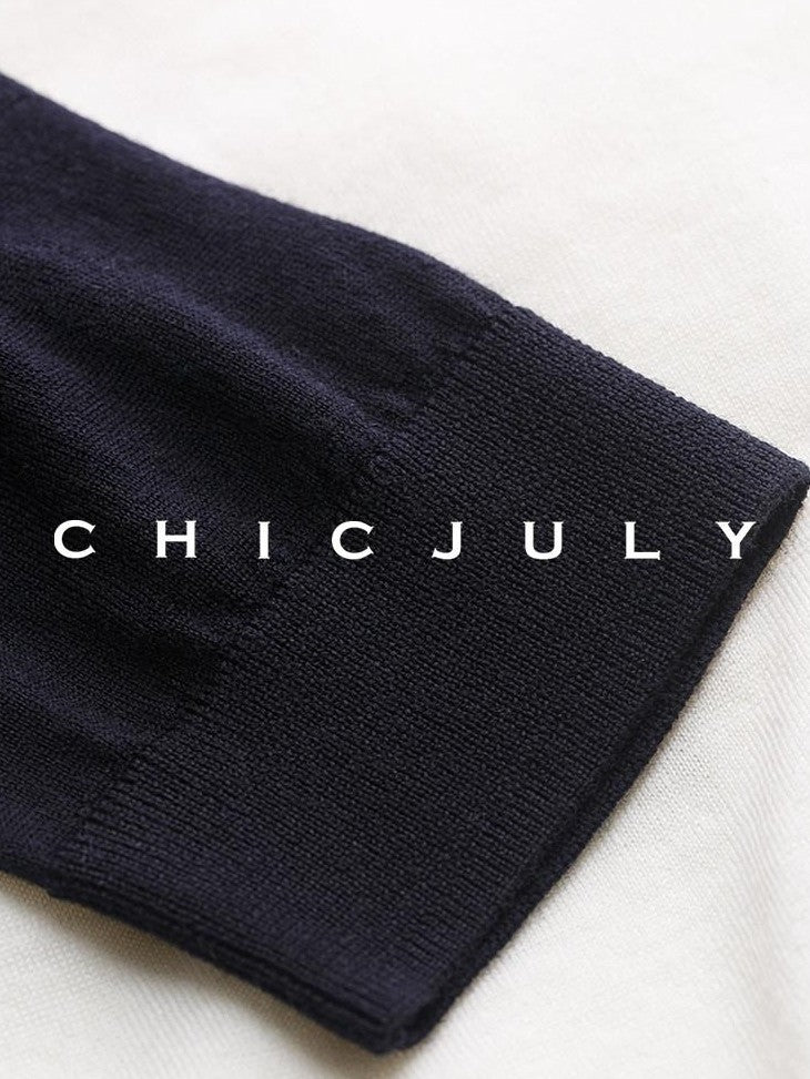 chicjuly Lily Of The Valley Pearl Embroidered Women's Superfine Wool Cardigans