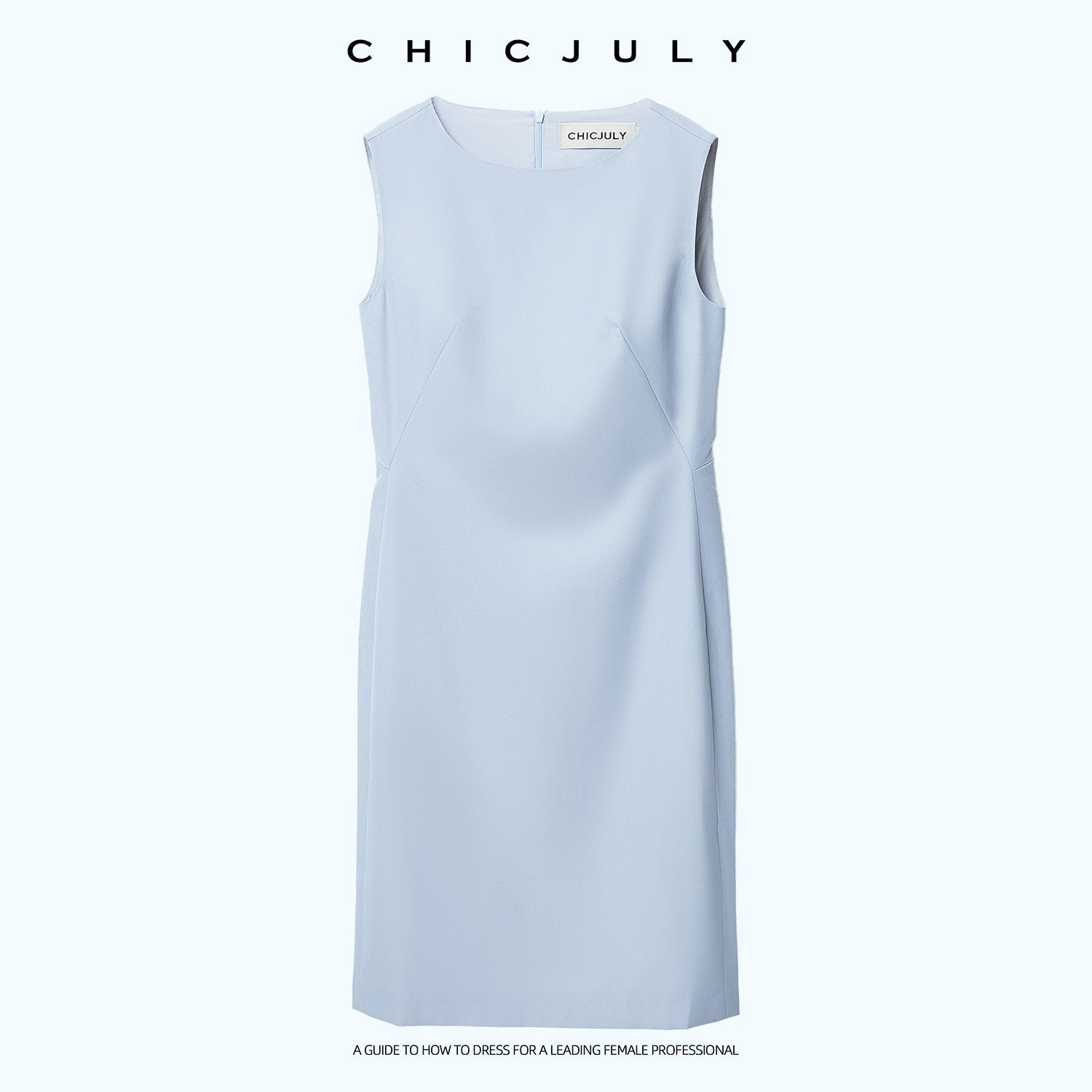 chicjuly Minimal Sleeveless Asymmetric Hem Loose Fit Women's Casual Midi Dresses 1034150048014