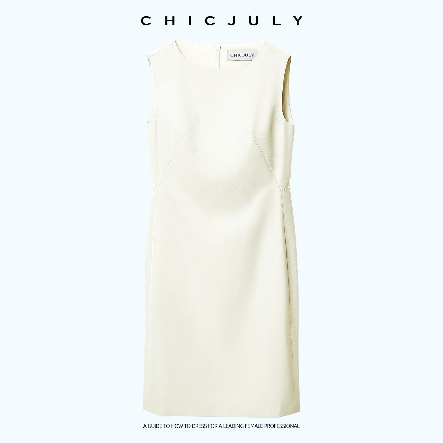 chicjuly Minimal Sleeveless Asymmetric Hem Loose Fit Women's Casual Midi Dresses 1034150048014