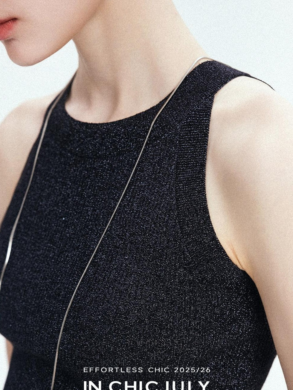 chicjuly Misty Star Iridescent Knit Two Piece Women's Breathable Short Sleeve T-shirts