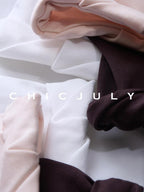 chicjuly Relaxed Hand Rolled Hem 3d Round Neck Women's Cotton Short Sleeve T-shirts