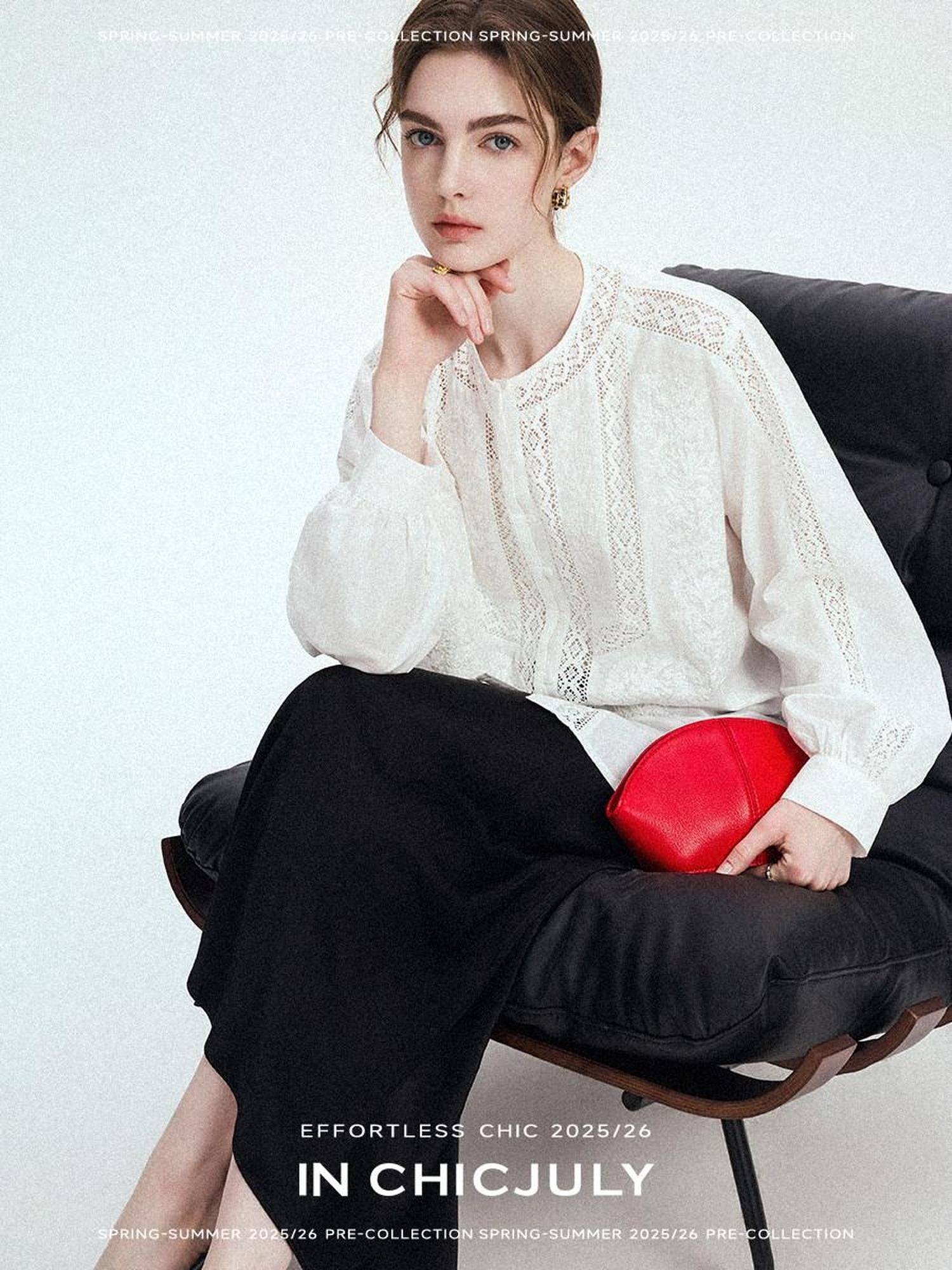 chicjuly Romantic 3d Embroidered Sunproof Long Sleeve Loose Women's Cotton Silk Shirts