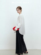 chicjuly Romantic 3d Embroidered Sunproof Long Sleeve Loose Women's Cotton Silk Shirts