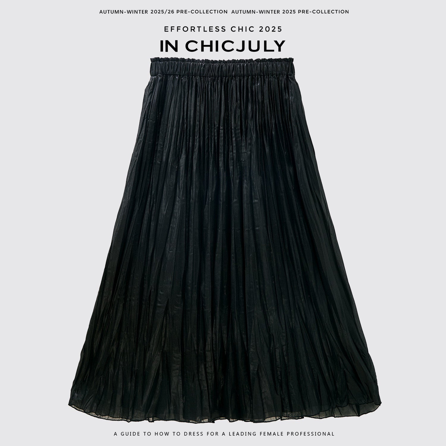 chicjuly Satin Sheen Irregular Pressed Pleated Women's Polyester Maxi Skirts 969506965491