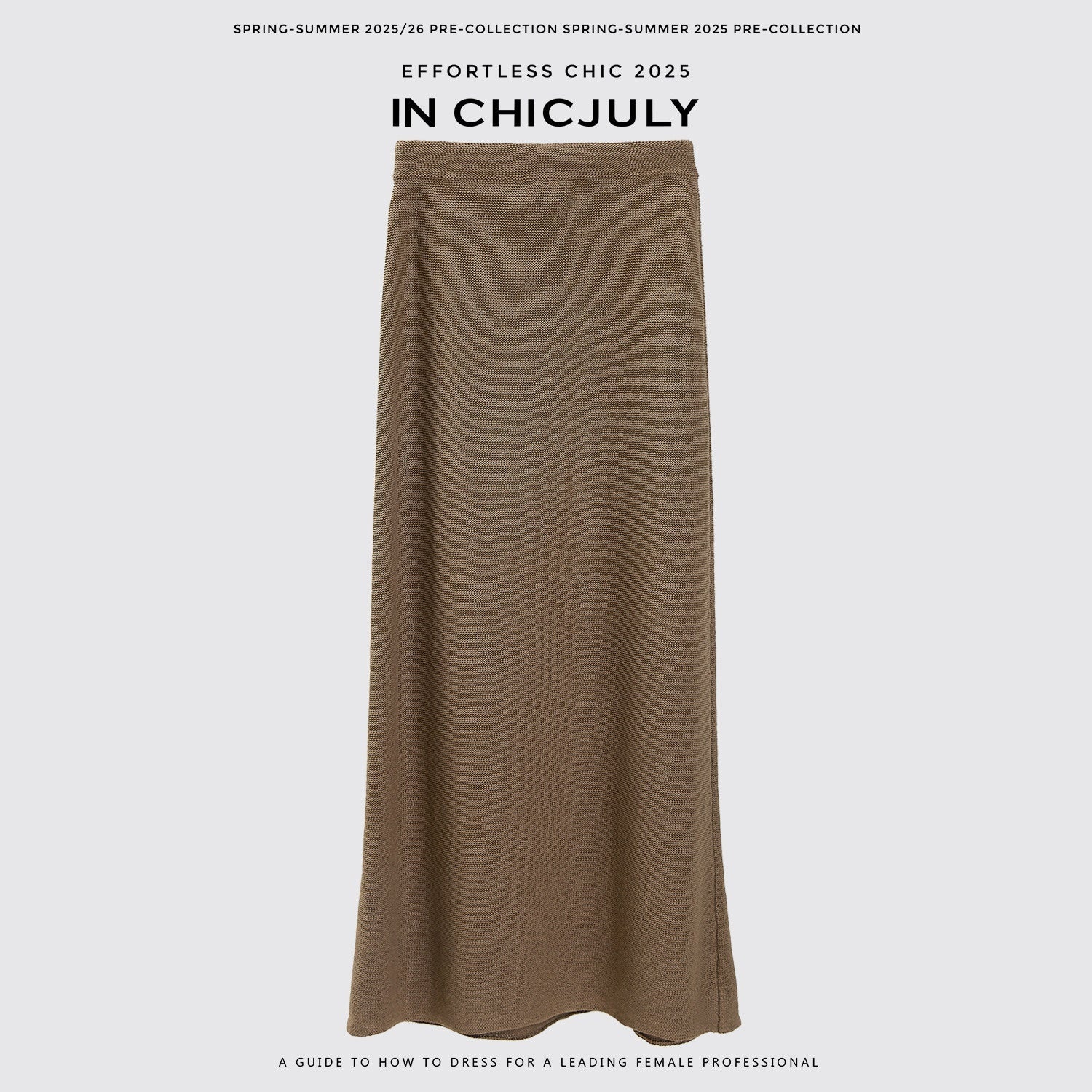 chicjuly Sculptural Pleated Asymmetrical Shoulder Women's Lyocell Top & Skirt Sets 930412631953