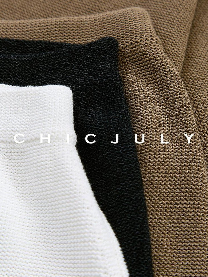 chicjuly Sculptural Pleated Asymmetrical Shoulder Women's Lyocell Top & Skirt Sets