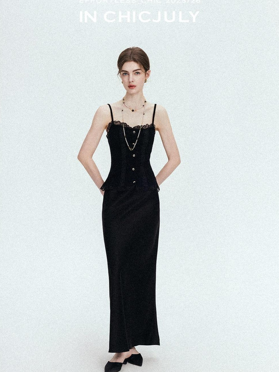 chicjuly Shimmering Bias Cut Fishtail Women's Double Face Tri Acetate Satin Maxi Skirts