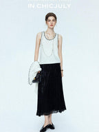 chicjuly Starry Floral Boucle Knit Women's Wool Short Button Cardigans
