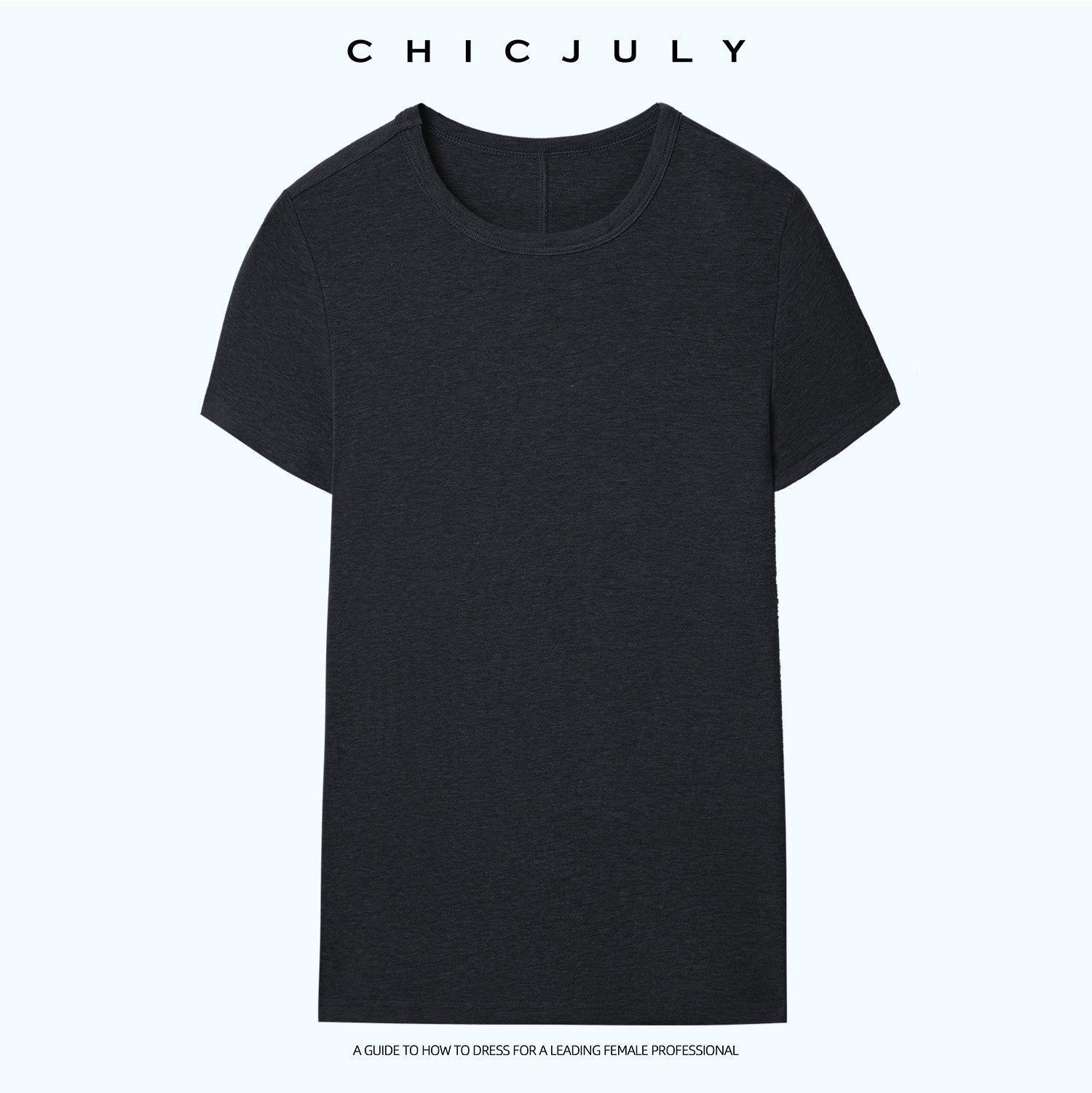 chicjuly Ultralight Bare Skin Set Shoulder Slim Women's Short Sleeve T-shirts 1049752196648