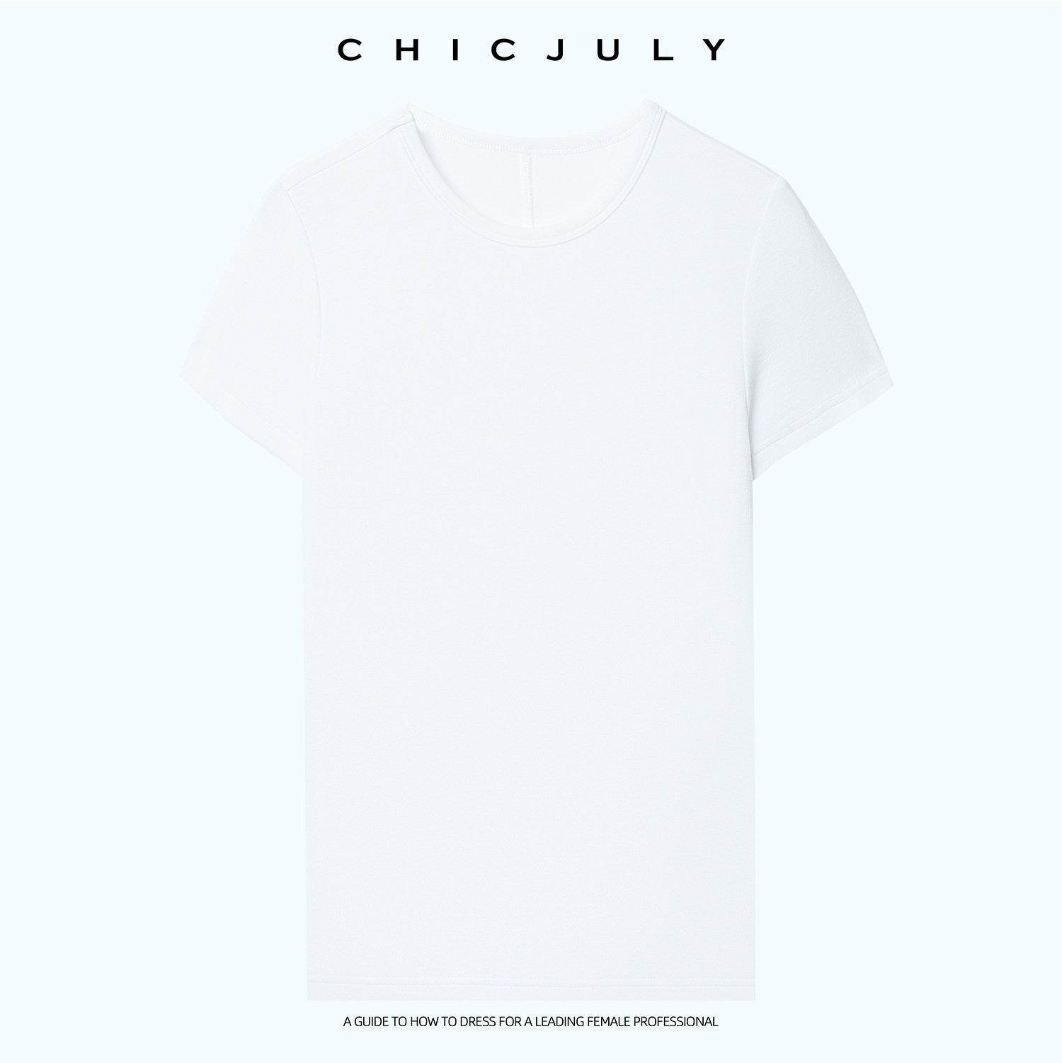 chicjuly Ultralight Bare Skin Set Shoulder Slim Women's Short Sleeve T-shirts 1049752196648