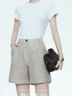 chicjuly Ultralight Bare Skin Set Shoulder Slim Women's Short Sleeve T-shirts