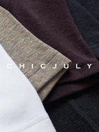 chicjuly Ultralight Bare Skin Set Shoulder Slim Women's Short Sleeve T-shirts