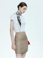 chicjuly Ultralight Bare Skin Set Shoulder Slim Women's Short Sleeve T-shirts