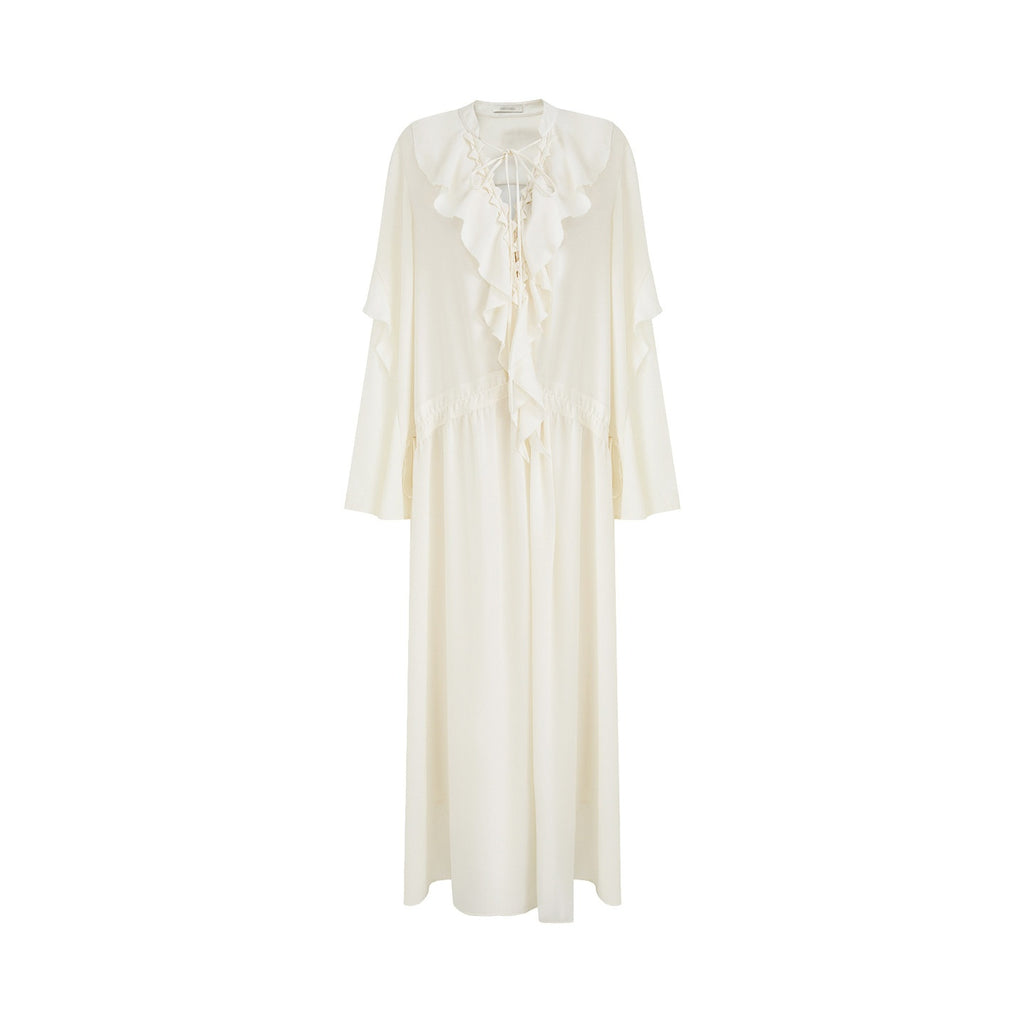 unspoken_Breathable_Minimal_Ruffle_Long_Sleeve_Loose_H_Fit_Women_Polyester_Maxi_Dresses_MISSTT