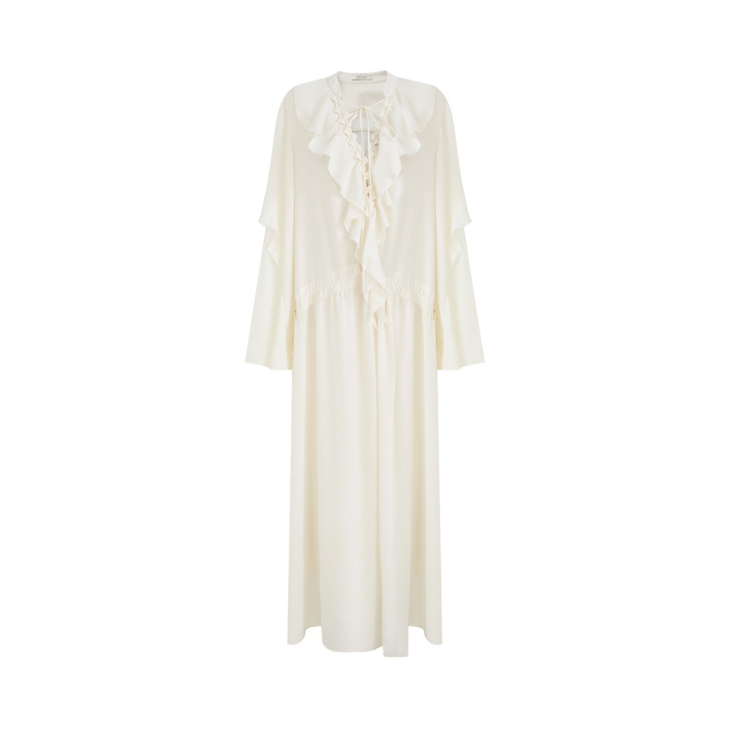 unspoken_Breathable_Minimal_Ruffle_Long_Sleeve_Loose_H_Fit_Women_Polyester_Maxi_Dresses_MISSTT