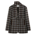 someone_sometimes_Original_Design_Plaid_V-neck_Long_Sleeve_Polyester_Office_Chic_Top_&_Skirt_Sets_MISSTT