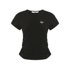 fano_Lyocell_Stretch_Slim_Fit_Korean_Office_Black_Round_Neck_Short_Sleeve_T-Shirts_MISSTT
