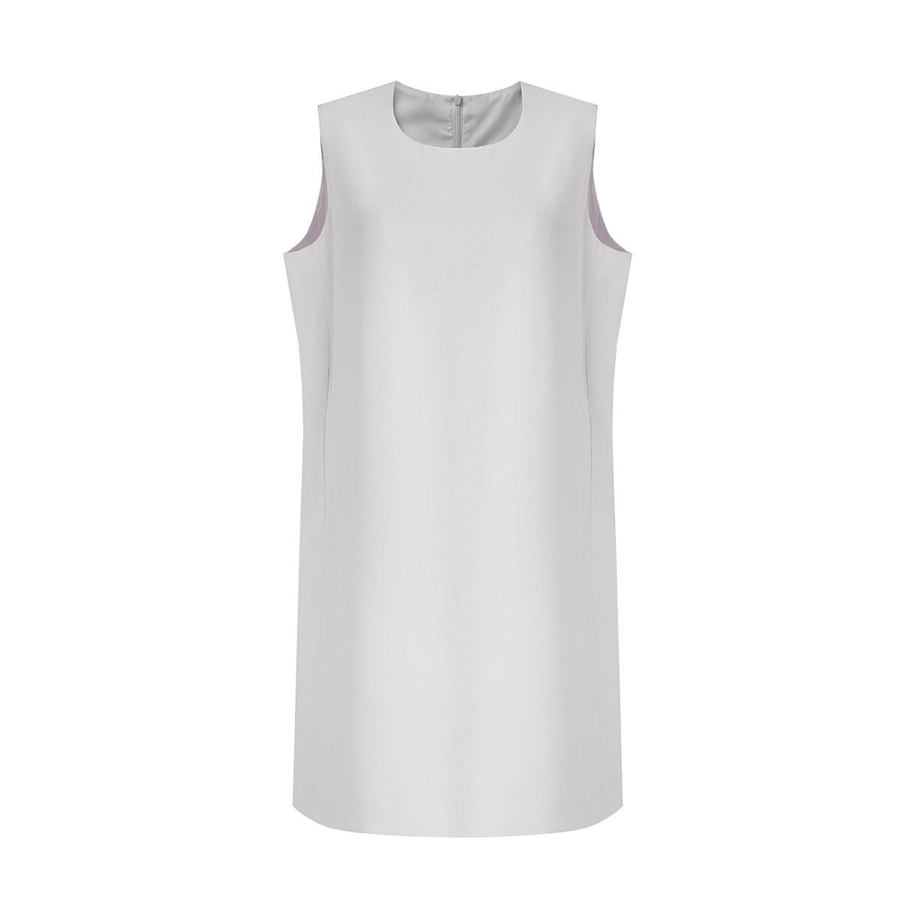 unspoken_Minimal_Sleeveless_Natural_Waist_Structured_Vest_For_Office_Acetate_Midi_Dresses_MISSTT