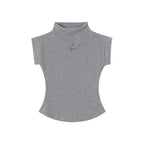 ikyou_Cooling_Wrinkle_Free_Slim_Crop_Half_High_Neck_Solid_Short_Sleeve_T-Shirts_MISSTT