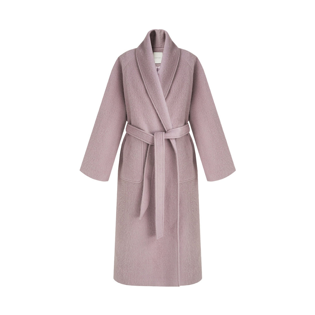 unspoken_Cozy_Thick_Lambswool_Midlength_Loose_Fit_Minimalist_Commuter_Lavender_Wool_Coats_MISSTT