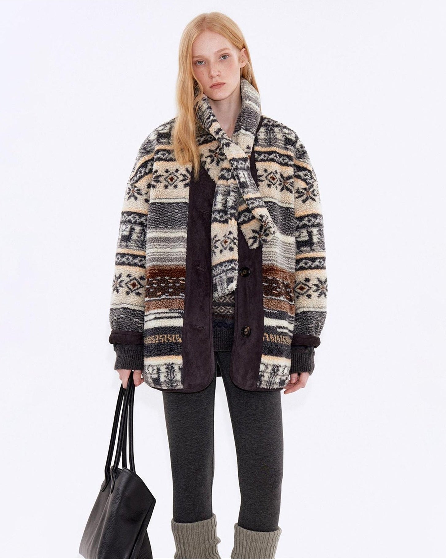 fano Warm Reversible Printed Casual Lapel Regular Fit Young Women Puffer Jackets