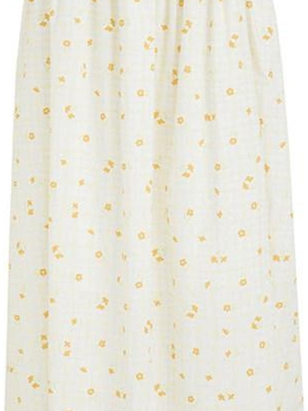 fano Lined 100% Cotton Soft Plaid A Line Mid Waist Loose Fit Korean Maxi Skirts