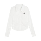ikyou_Uv_Protection_Lyocell_Slim_Ruching_Stand_Collar_Embroidered_Work_Everyday_Shirts_MISSTT
