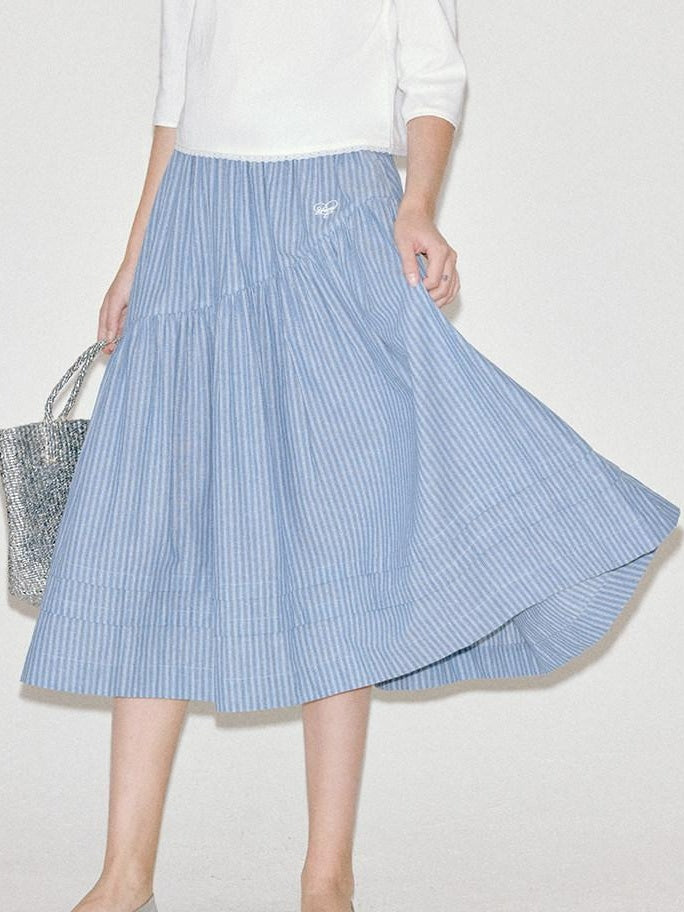 fano Casual Cotton A Line Sleeveless U Neck Loose Waist Everyday Women Midi Dresses