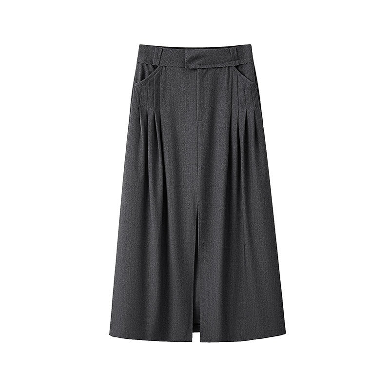 someone_sometimes_Pleated_High_Slit_Mid_Waist_Office_A_Line_Women_Polyester_Rayon_Maxi_Skirts_MISSTT