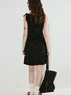 fano Comfort Stretch Cotton A Line Korean Commuter Natural Waist Casual Midi Skirts